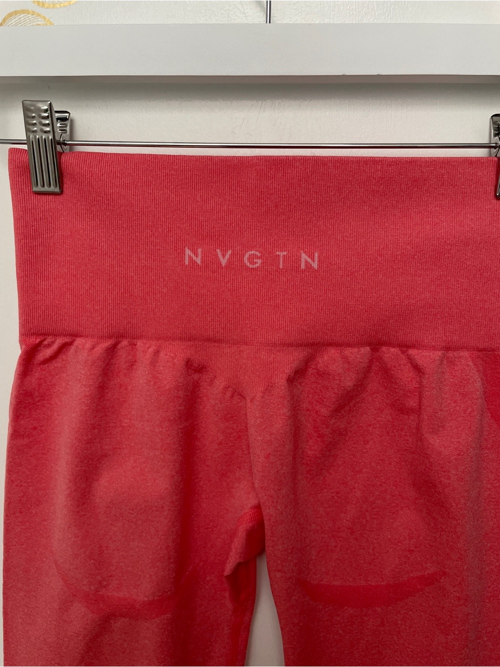 Bundle NVGTN size S Seamless Ombre High-Waist Leggings — Coral & Hot Pink - Picture 7 of 16